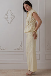 IVORY COTTON SATIN CO-ORD SET
