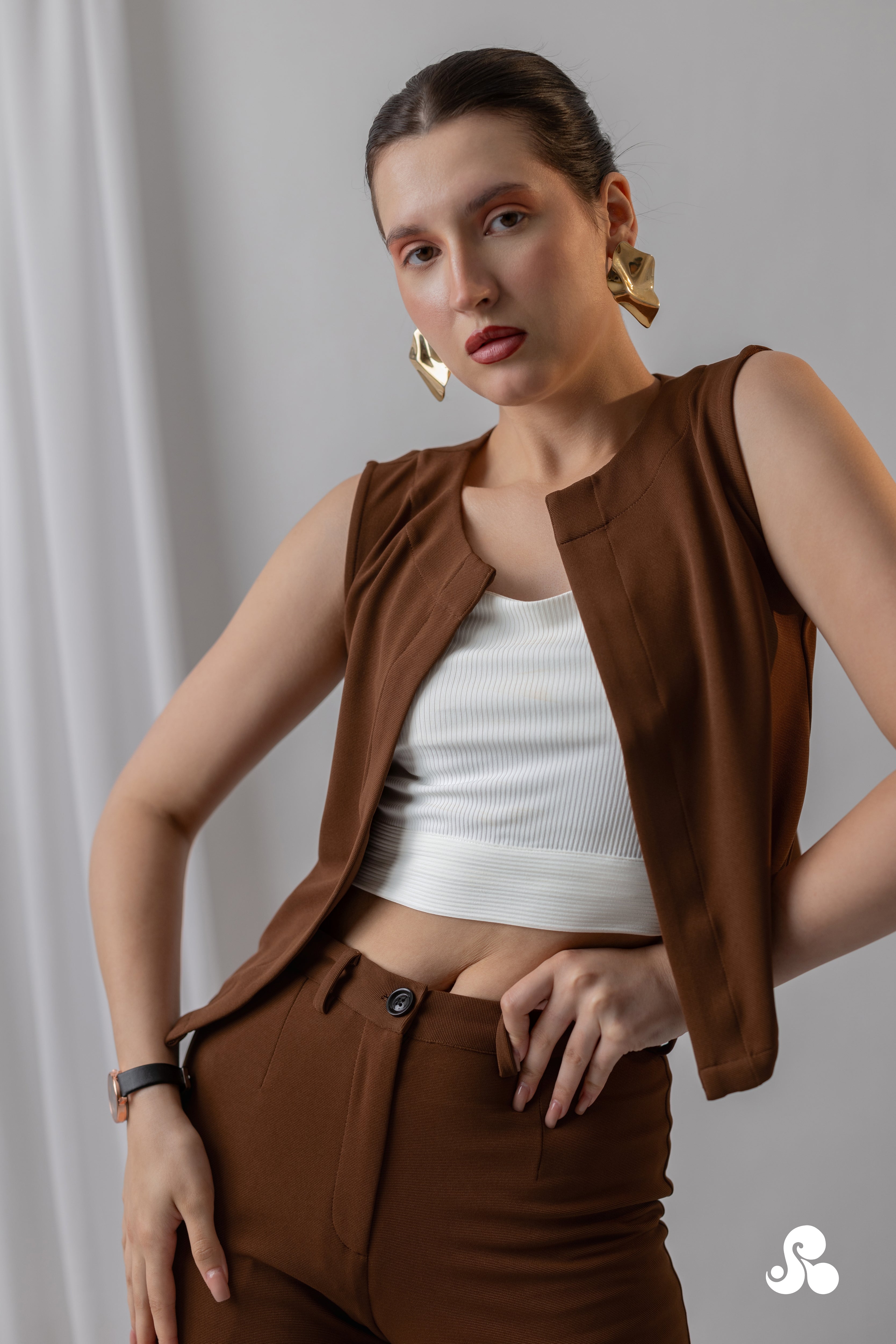 MOCHA KNIT 3-PC CO-ORD