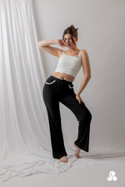 RIBBED CONTRAST LOUNGE PANTS