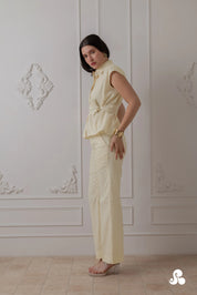 IVORY COTTON SATIN CO-ORD SET