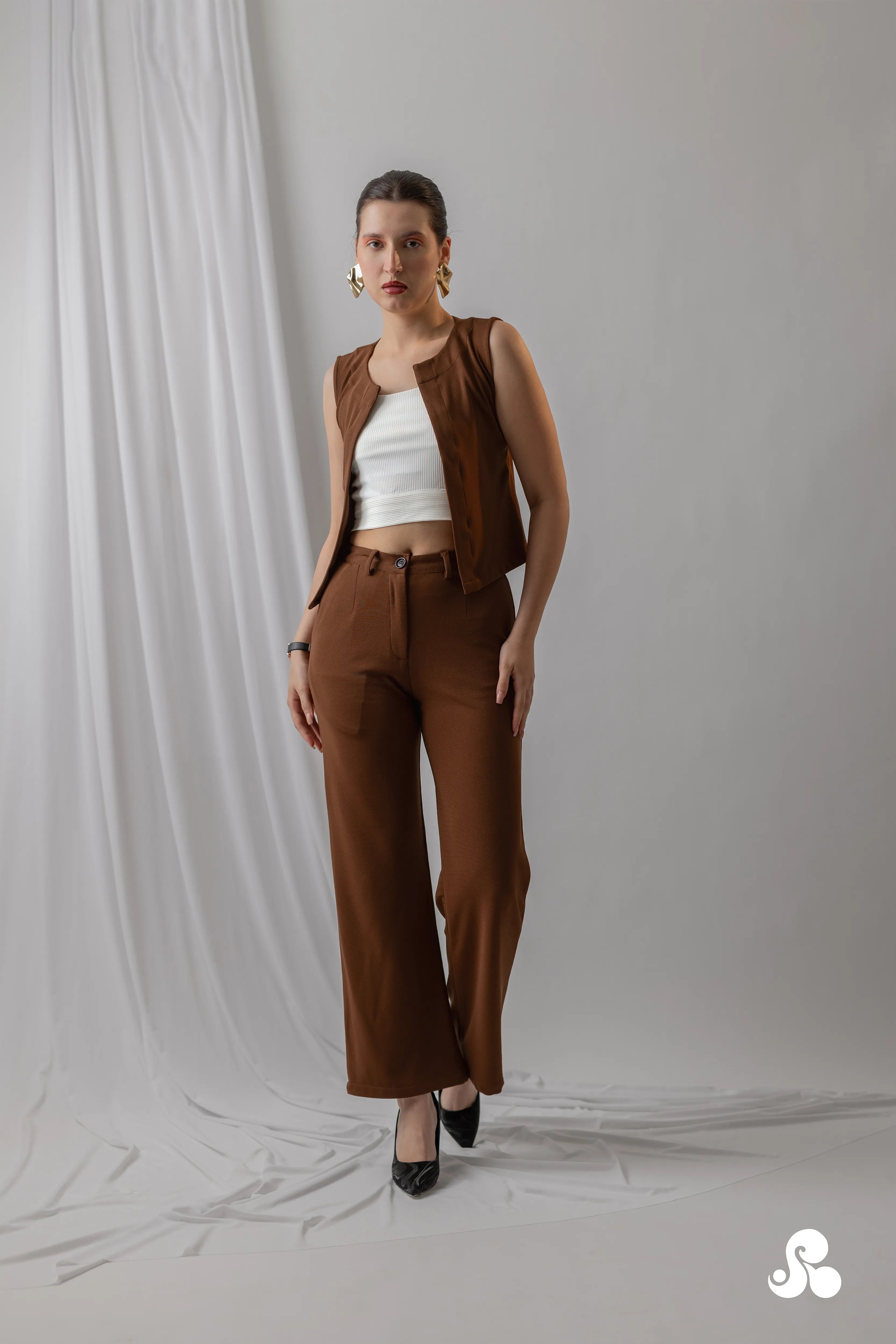 MOCHA KNIT 3-PC CO-ORD
