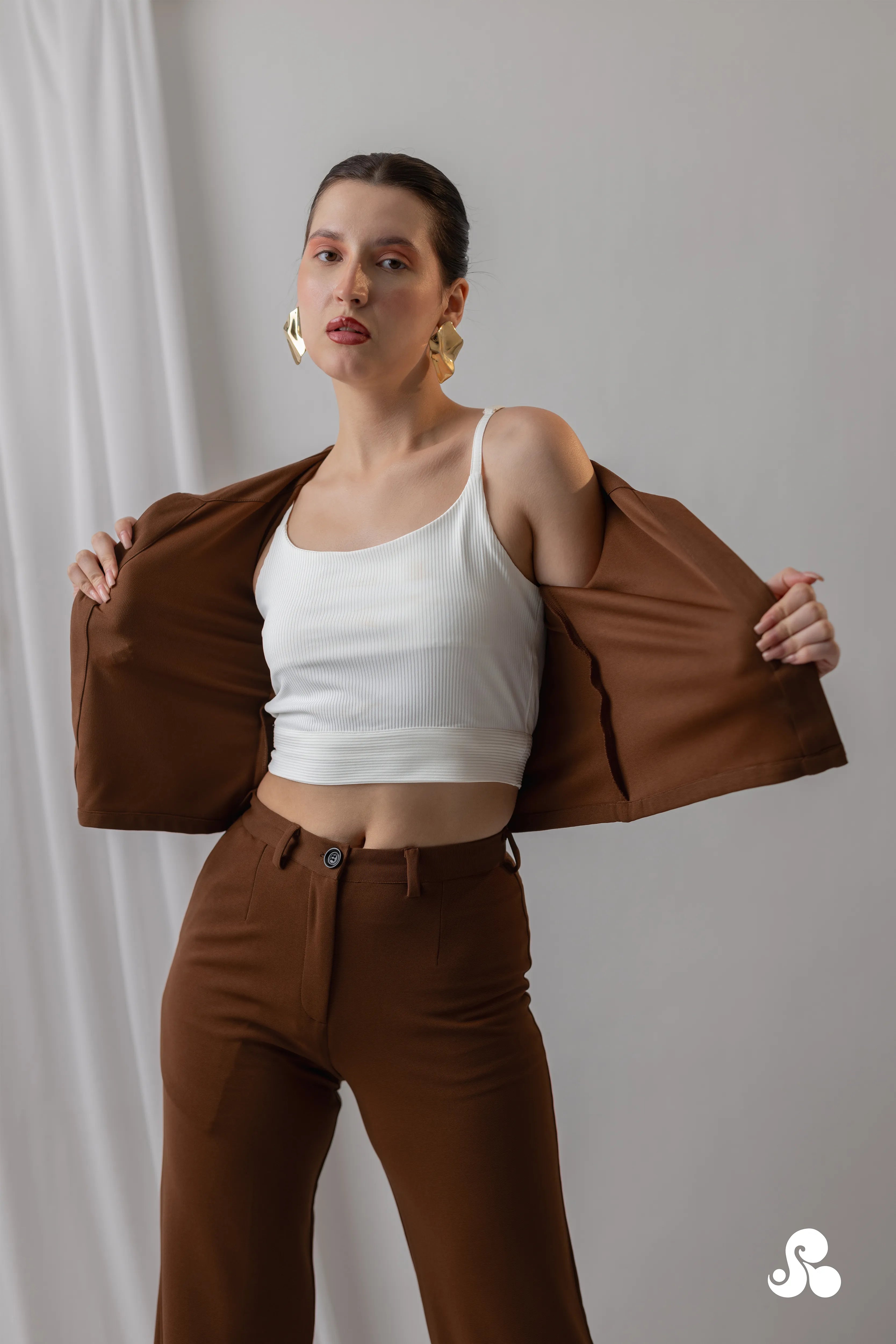 MOCHA KNIT 3-PC CO-ORD