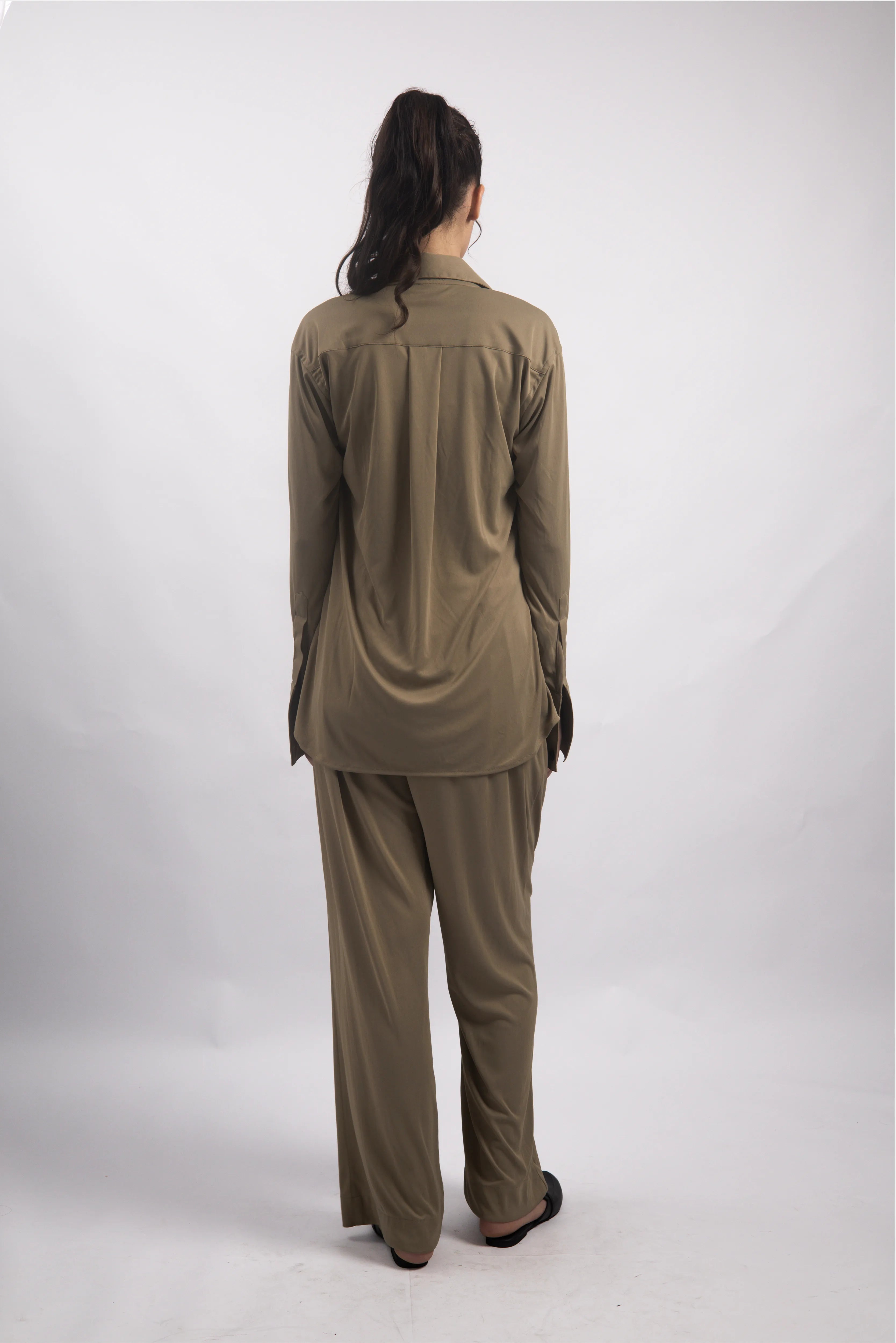 OLIVE GREEN CO-ORD SET