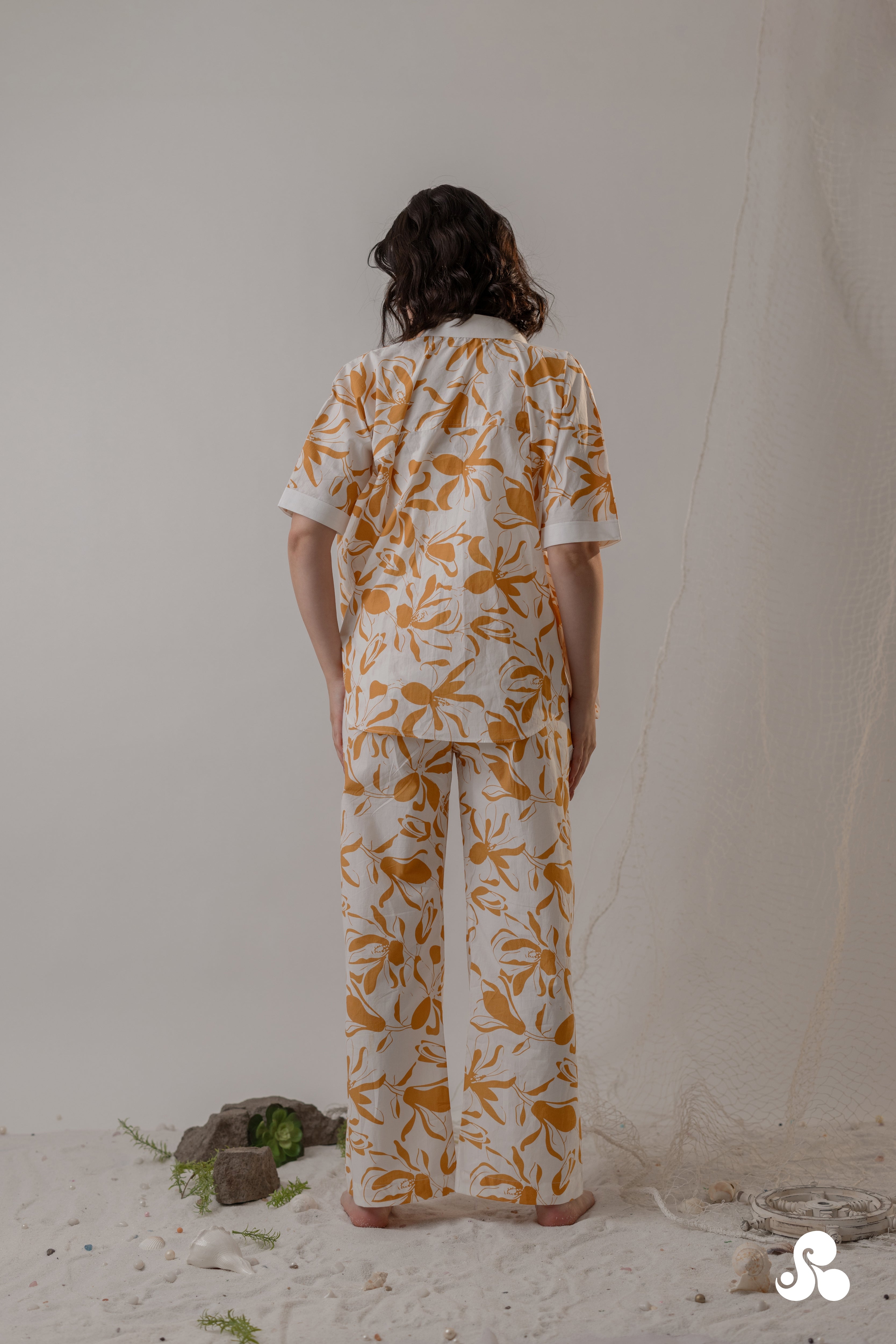 BREEZE PRINT COTTON CORD SET