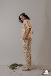BREEZE PRINT COTTON CORD SET